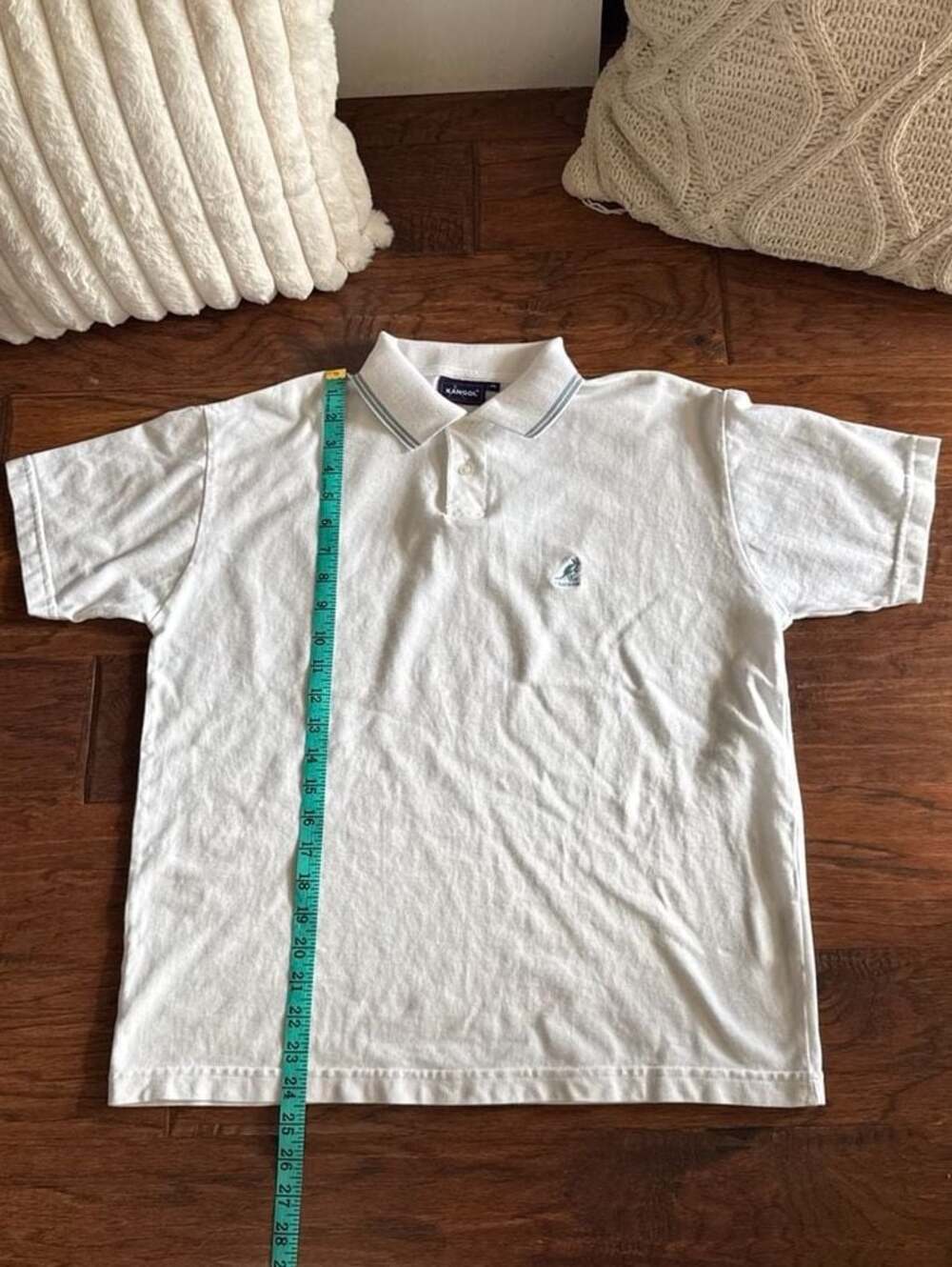 VTG 90s white Kangol Polo Med.